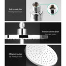 Cefito 9'' Rain Shower Head Set Handheld Round High Pressure Twins Tap�Chrome-4