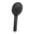 Handheld Shower Head 4.5" High Pressure 5 Modes Poweful Round Black-1