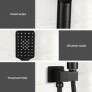 Handheld Shower Head Holder 3.1'' High Pressure Black-5