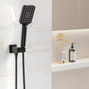 Handheld Shower Head Holder 3.1'' High Pressure Black-7