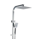 Cefito 10'' Rain Shower Head Set Handheld Square High Pressure Chrome-8