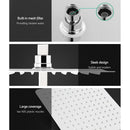 Cefito 10'' Rain Shower Head Set Handheld Square High Pressure Mixer Tap Chrome-4