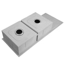 Cefito Kitchen Sink 111X45CM Stainless Steel Basin Double Bowl Silver-4