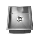Cefito Kitchen Sink 45X39CM Stainless Steel Basin Single Bowl Silver-3