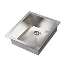 Cefito Kitchen Sink 45X39CM Stainless Steel Basin Single Bowl Silver-1