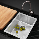 Cefito Kitchen Sink 44X34CM Stainless Steel Nano Basin Single Bowl Silver-8