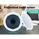 Giantz 6''Ceiling Speakers In Wall Speaker Home Audio Stereos Tweeter 2pcs-3