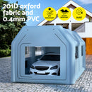 Giantz Inflatable Spray Booth 4X3M Car Paint Tent Filter System Blower-4