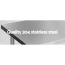 Cefito 1524 x 610mm Commercial Stainless Steel Kitchen Bench-3