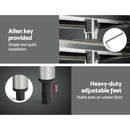 Cefito 1829 x 762mm Commercial Stainless Steel Kitchen Bench with 4pcs Castor Wheels-4