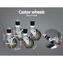 Cefito 430 Stainless Steel Kitchen Benches Work Bench Food Prep Table with Wheels 1219MM x 610MM-3