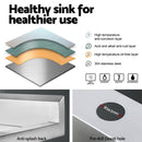 Cefito 100x60cm Commercial Stainless Steel Sink Kitchen Bench-4