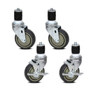 Cefito Set of 4  Swivel Castor Wheels-1