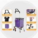 Emajin Shopping Cart Trolley 35L Foldable Climbing Wheels-6
