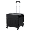 Emajin Shopping Trolley Cart 75L Foldable Black-1