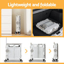 Emajin Shopping Trolley Cart 75L Foldable White-5