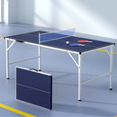 Everfit Table Tennis Ping Pong Table Portable Foldable Family Game Home Indoor-7