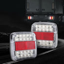 Giantz Pair 26 LED Tail Lights Stop Reverse Indicator 12V Ute Trailer Truck-7