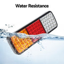 Giantz Pair 75 LED Tail Lights Stop Reverse Indicator 12V Ute Trailer Caravan Truck Boat-5