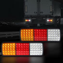 Giantz Pair 75 LED Tail Lights Stop Reverse Indicator 12V Ute Trailer Caravan Truck Boat-1