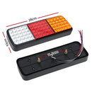 Giantz Pair 75 LED Tail Lights Stop Reverse Indicator 12V Ute Trailer Caravan Truck Boat-4