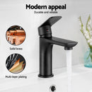 Cefito Bathroom Basin Mixer Tap Brass Faucet Vanity Laundry Sink Black-3