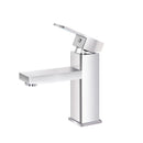 Cefito Bathroom Basin Mixer Tap Square Faucet Vanity Laundry Chrome-4