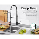 Cefito Kitchen Mixer Tap Pull Down 2 Modes Sink Faucet Basin Laundry Black-5