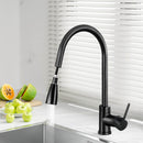 Cefito Kitchen Mixer Tap Pull Out 2 Mode Sink Faucet Basin Laundry Black-8