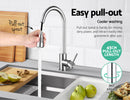 Cefito Kitchen Mixer Tap Pull Out 2 Mode Sink Faucet Basin Laundry Chrome-5