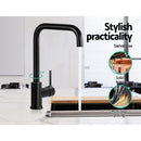 Cefito Kitchen Mixer Tap Mixer Rectangle Sink Faucet Basin Laundry Black-7