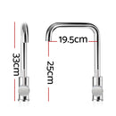 Cefito Kitchen Mixer Tap Mixer Rectangle Sink Faucet Basin Laundry Chrome-2
