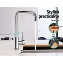 Cefito Kitchen Mixer Tap Mixer Rectangle Sink Faucet Basin Laundry Chrome-5
