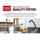 Cefito Kitchen Mixer Tap Mixer Round Sink Faucet Basin Laundry Black-5