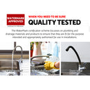 Cefito Kitchen Mixer Tap Mixer Round Sink Faucet Basin Laundry Chrome-4