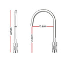 Cefito Kitchen Mixer Tap Mixer Round Sink Faucet Basin Laundry Chrome-2