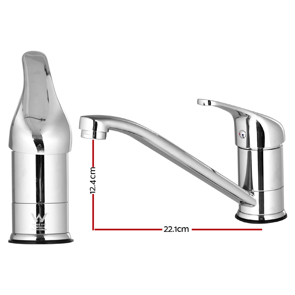 Cefito Kitchen Mixer Tap Mixer Long Spout Sink Faucet Basin Laundry Chrome