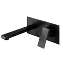Cefito Bathroom Basin Mixer Tap Separate Faucet Vanity Laundry Black-6