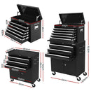 Giantz Tool Chest Trolley 12 Drawers Storage Cabinet Toolbox-2