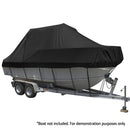 Seamanship Boat Cover 19-21ft Trailerable Jumbo Marine Grade Heavy Duty Black-2