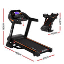 Everfit Treadmill Electric Auto Incline Home Gym Fitness Exercise Machine 490mm-2