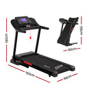 Everfit Treadmill Electric Auto Incline Home Gym Fitness Exercise Machine 520mm-2
