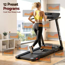 Everfit Treadmill Electric Home Gym Fitness Exercise Fully Foldable 450mm Black-3