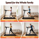Everfit Treadmill Electric Home Gym Fitness Exercise Fully Foldable 450mm Black-4