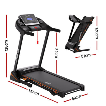 Everfit Treadmill Electric Home Gym Fitness Exercise Machine Hydraulic 420mm - 0