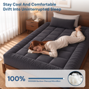 Giselle Bedding Bamboo Charcoal Filling Pillowtop Topper 1000GSM 5cm Thick Pillowtop Pad for Back Pain Relief Washable with 45cm Deep Pocket King Single-3