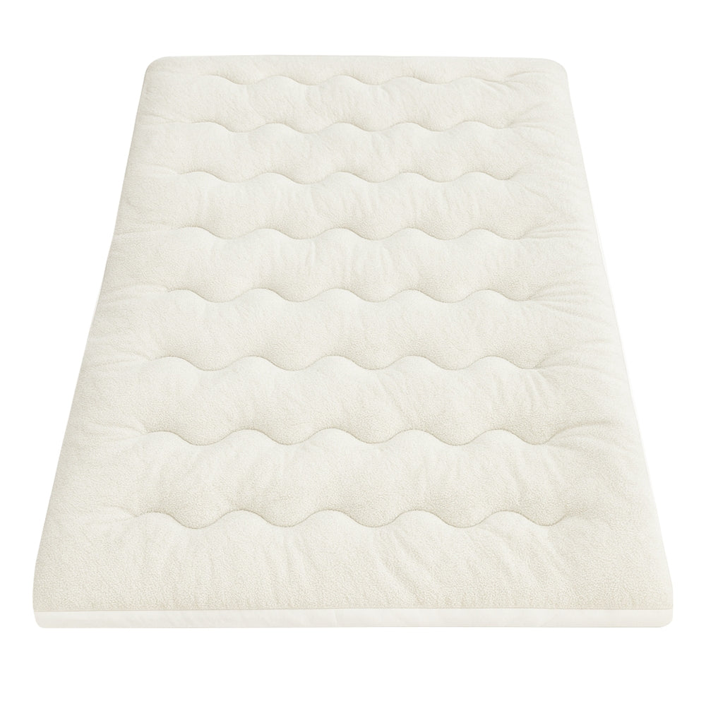 Giselle 5cm Mattress Topper Pillowtop toppers Double-Sided King Single - 0