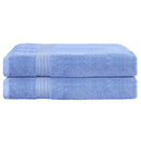 2 Pack Bath Sheets Set Cotton Extra Large Towel Blue-1