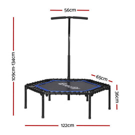 48inch Everfit Trampoline Fitness Trampoline Rebounder - 0