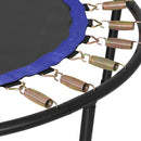 Everfit 48inch Round Fitness Trampoline Rebounder Adjustable Handrail Blue-4